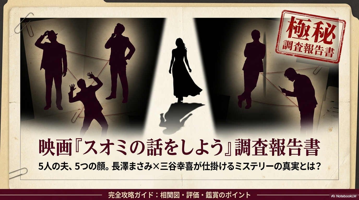 『スオミの話をしよう』は面白くない？相関図で5人の夫を整理！元ネタや気まずいシーンの有無も解説